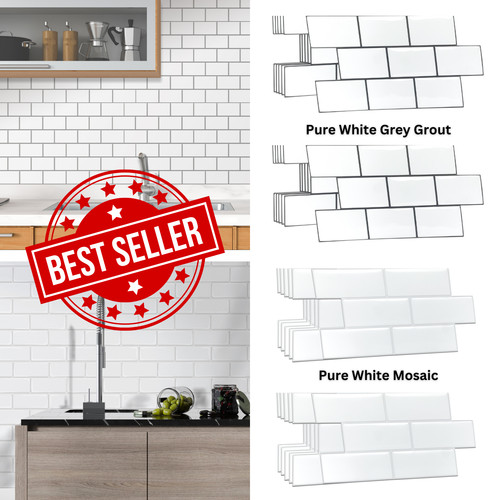 Tile stickers kitchen - tile, bathroom