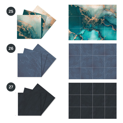 Peel and stick splashback self - stick,