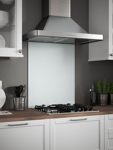 Self adhesive glass splashback - self,