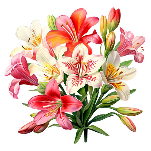 Floral tile stickers - tile, 48pcs