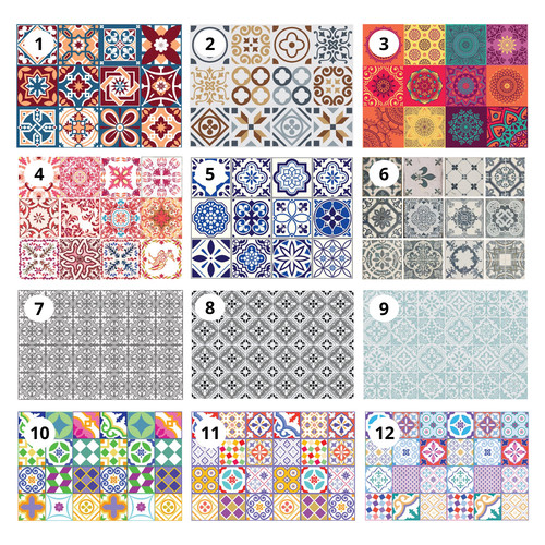 Mosaic tile stickers decal - mosaic,