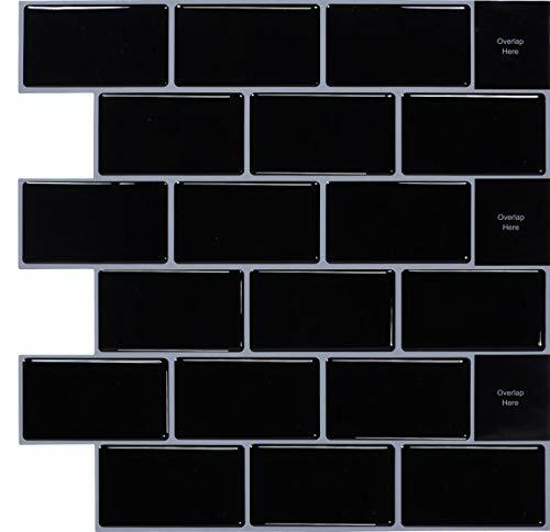 Stick tiles splashback - on,