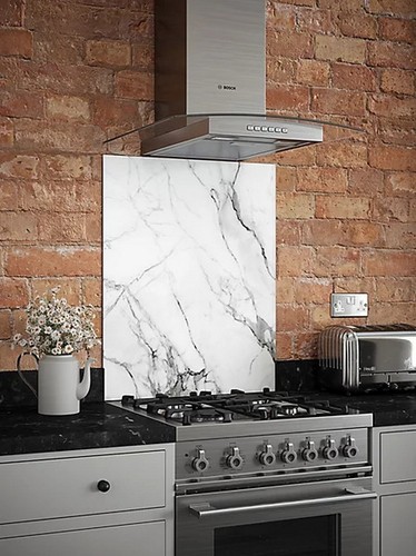 Self adhesive glass splashback - self,