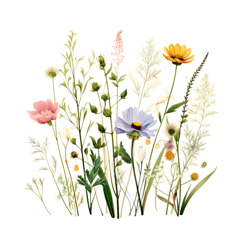 Floral tile stickers - tile,