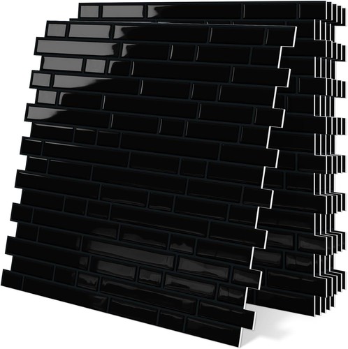 Black peel and stick wall - black,