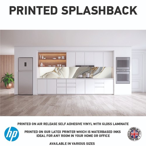 Marble kitchen splashback - kitchen,
