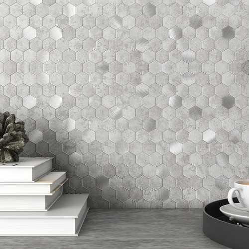 Mofit hexagon self adhesive - 3d,