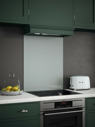 Self adhesive glass - glass, splashback